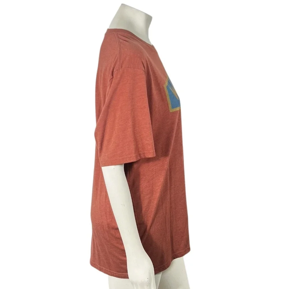 Wrangler Logo Graphic Unisex XL Short Sleeve T-Shirt‎ Copper Brown Western